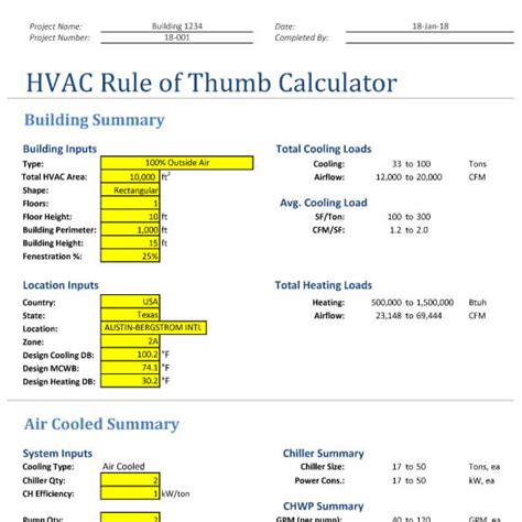 Cooling Load Rules Of Thumb - Refrigeration