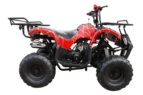 Coolster - COOLSTER SPORT-C 125cc KIDS ATV. The Coolster 125cc Sport C offers a sporty-looking ride for beginners aged 12 to adult. Kids are loving this 125cc ATV and for the price it's unmatched. Features include electric start, automatic with reverse, a powerful 125cc 4-stroke engine, knobby tires, and a top speed around 30 mph.