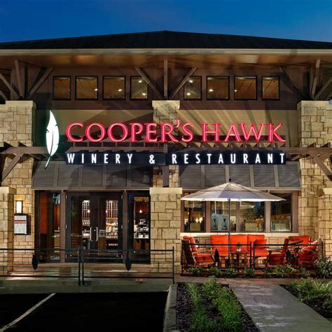 Cooper's hawk winery & restaurant- surprise. A carafe f Barrel Reserve or a pitch of Sangria when dining in our restaurants. For 3 Bottle Memberships: Monthly Lux Upgrade: Option to swap 1 bottle of the Wine of the Month for a Cooper's Hawk Lux wine up to $39.99 retail and $47.99 for dine-in. Visit your local Cooper's Hawk to swap your wines. Explore our Wine List. 