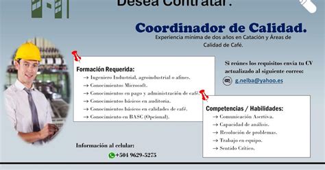 Coordinador de Calidad - Z-666 - Hermosillo Jobrapido.com