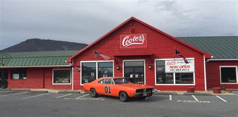 Cooters luray. About. Cooter's Place in Sperryville has moved over the mountain to Luray, VA. "Cooters in the Valley" features a General Lee, Cooter's Tow Truck, Boss Hogg Caddy, Daisy's Diner, Dukes of Hazzard Museum, "Cooter's Garage Band" and appearances from the man himself, Ol' Cooter and much, much more! 