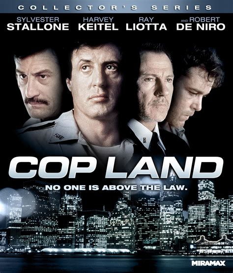 Cop Land is a 1997 American neo-noir crime drama film written and directed by James Mangold. It stars an ensemble cast that includes Sylvester Stallone, Harvey Keitel, Ray Liotta, and Robert De Niro, with Peter Berg, Janeane Garofalo, Robert Patrick, Michael Rapaport, Annabella Sciorra, Noah Emmerich, and Cathy Moriarty in supporting roles .... 