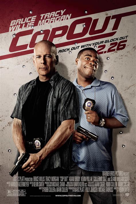 Cop-out. This is another MoviesBestScene from the hit comedy Cop Out.Starring Bruce Willis,Tracy Morgan and Juan Carlos HernándezThe scene I am presenting is where Ji... 