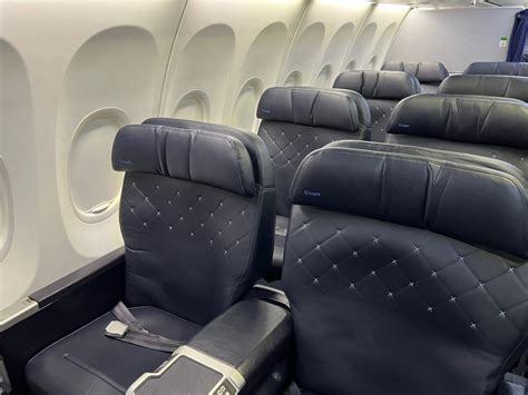 Copa business class. There are 16 lie flat business class seats on Copa's new 737 MAX 9. Chris McGinnis. Economy class seats have both 30 and 31 inches of pitch, which is a downgrade from the current -800 which offers ... 