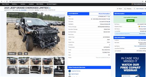 Copart Inc. is a provider of online vehicle auctions, specializing in the sale of used vehicles. The Copart auction platform enables members to find, bid on, and purchase used cars, as well as .... 