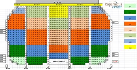 Copernicus Center Seating Chart & Maps Chicago