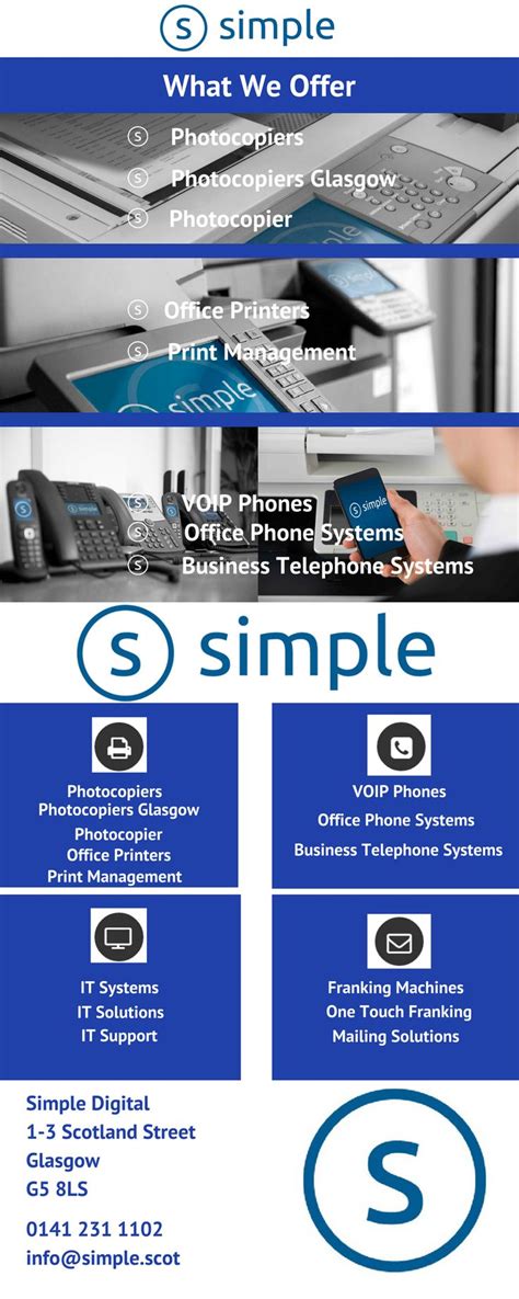 Copiers, Printers, VoIP Phones, Computer I.T.