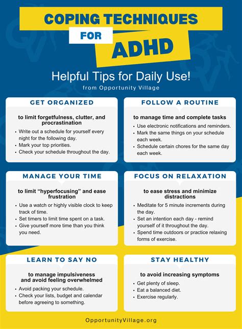 Coping skills and strategies for adults with ADHD