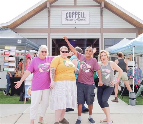 Coppell farmers market. Now Open EVERY Saturday + New Vendors. Beginning Saturday, April 6th, the Coppell Farmers Market returns to a weekly schedule: open every Saturday until Christmas, and then again twice per month through March 2020. We’re leaping into the official 2019-2020 season with new vendors, spring-time produce, and added stall spaces on our east end. 