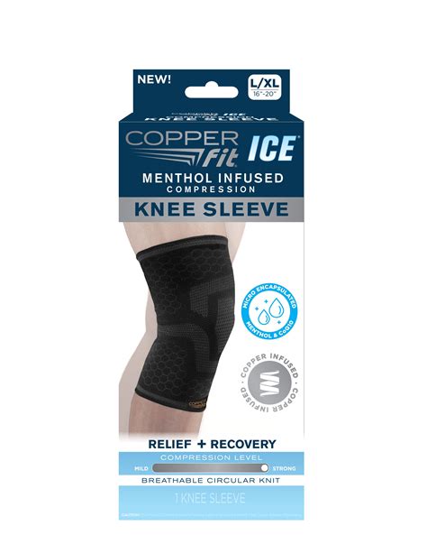 Copper Fit Menthol Infused Compression Knee Sleeve