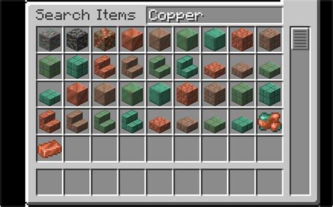 Copper in Minecraft