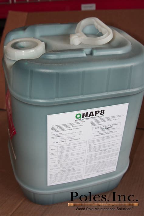 Copper Naphthenate has proven to be a popular preservative which was reinforced by the feedback received when its future was in doubt. Benefits Oil-borne preservative provides added durability and waterproofing – QNAP is resistant to weathering from wet/dry cycles compared to water-borne preservatives..