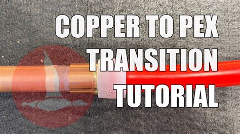 Copper to PEX Transition Tutorial. pex to copper. pex plumbing ...