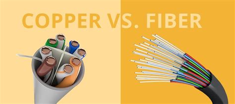 Copper vs. fiber wire in cable design