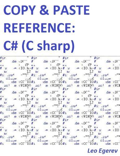 Copy & Paste Reference: CSharp / VCSharp