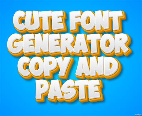 Copy and paste fonts cute.  Create cute fonts instantly with our free generator.  ...