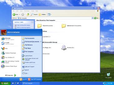 Copy microsoft OS windows XP open 