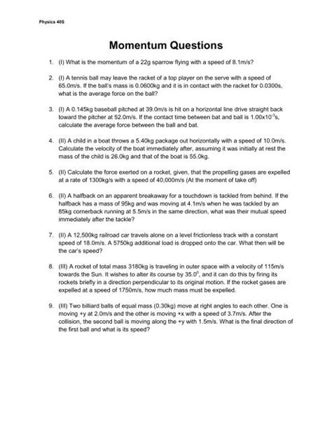 Copy of Momentum Video Questions.pdf - Momentum Video...