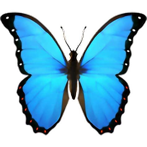 The butterfly emoji is a small, digital image that depicts a