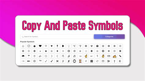These Keyboard Symbols can be used in any desktop, web, or phone application. To use Keyboard Symbols/Signs you just need to click on the symbol icon and it will be copied to your clipboard, then paste it anywhere you want to use it. All these Unicode text Keyboard Symbols can be used on Facebook, Twitter, Snapchat, Instagram, WhatsApp, TikTok ...