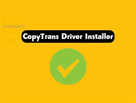 CopyTrans Drivers Installer for Windows