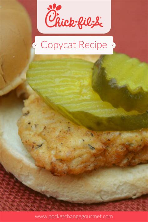 Copycat Chick-fil-A Sandwich Recipe Pocket Change Gourmet