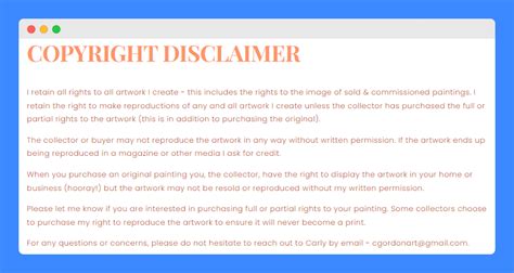 Copyright disclaimer text sample for music.  Discover 25 + practical discla...