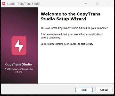 Copytrans support. studio.  Weiterlesen CopyTrans Lizenzen für ein Unternehmen erwerbe...