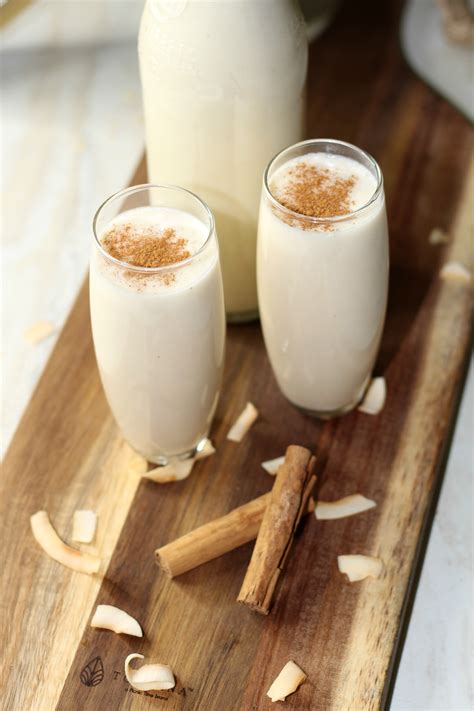Coquito. Directions. Place all ingredients in a blender and process for 3 minutes at high speed until frothy. Store in a glass container in the refrigerator and serve chilled, dusted with a little cinnamon. 