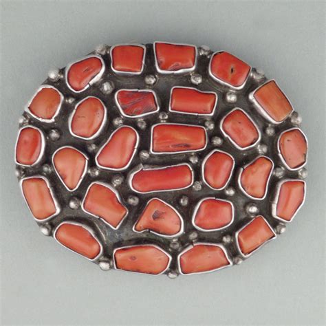 Coral Belt Buckles - Alltribes