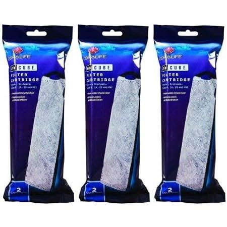 Coralife BioCube Filter Cartridge, 6ct (3 x 2ct) - Amazon.com