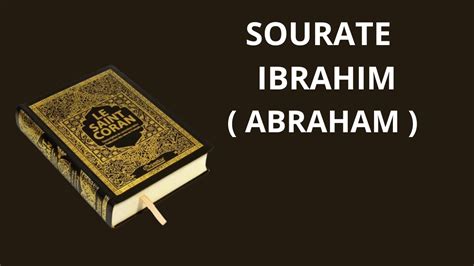 Coran, sourate 14, Ibrahim (Abraham) - Oumma