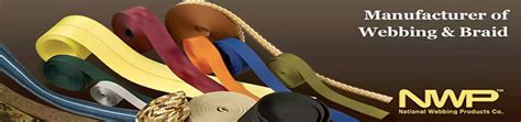 Cord loop webbing.  National Webbing Products Co.  ACW offers a wide s...