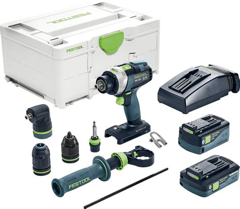 Cordless percussion drill QUADRIVE TPC 18/4 5,0/4,0 I-Plus - Festool