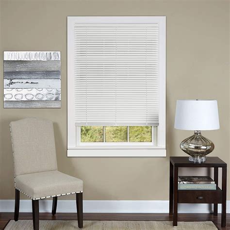 White Cordless Room Darkening Vinyl Mini Blind with 1 in. Slats 24 in. W x 60 in. L At Chicology, we believe that style does not have to come at a heavy price. For this reason, our Cordless 1 in. Vinyl Mini Blinds are a classic window treatment with …. 