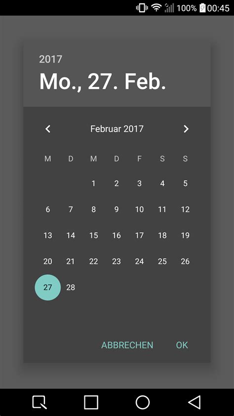 Cordova Plugin Datetimepicker