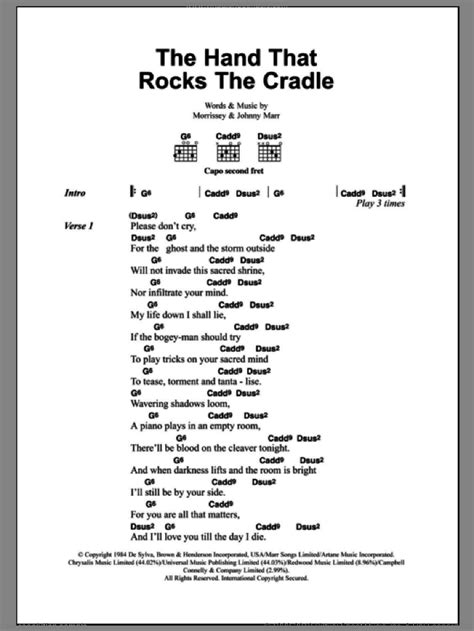 Corduroy - The Hand That Rocks the Cradle Chords - Chordify