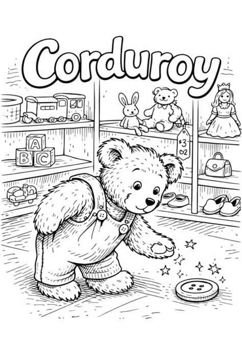 Corduroy Coloring Shee