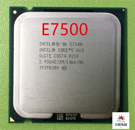 Core 2 Duo E7500 E 7500 Processor 2.93GHz 3M 1066MHz Desktop LGA775 CPU ...