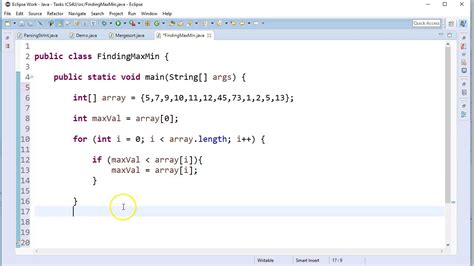 Core Algorithms Finding Max/Min Element Java YouTube