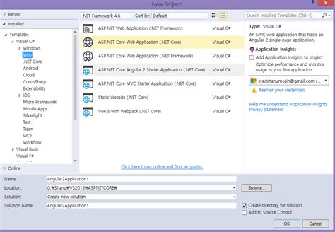 Core Angular 2 EF 1.0.1 Web API Using Template Pack CodeProject
