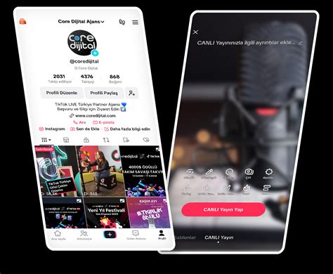 Core Dijital TikTok LIVE Türkiye ve Dünya'nın En .