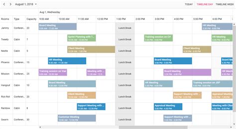 Core Timeline Scheduler Views Syncfusion