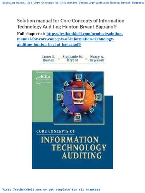 Core concepts of information technology auditing solution manual. - Auf wiedersehen rebel blue shelley coriell.