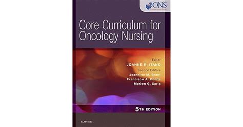 Full Download Core Curriculum For Oncology Nursing By Joanne Itano