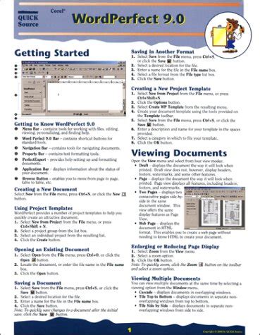 Corel wordperfect 9 0 quick source reference guide. - Chapter 35 nervous system study guide answer key.