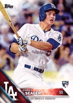 2016 Corey Seager Baseball Cards,; Corey Seager Baseball Sports Trading Cards & Accessories Rookie,; Topps Corey Seager Baseball 2016 Season Sports Trading Cards & Accessories,