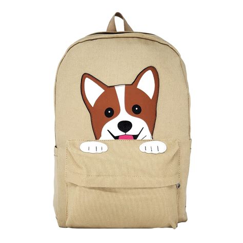 Corgi backpack. Buy FUZZYFIT Corgi Backpacks for Girls, 16 Inch Cute Print Backpack for School, Black Lightweight Bookbag for Travel and other Kids' Backpacks at Amazon.com. Our wide selection is eligible for free shipping and free returns. 