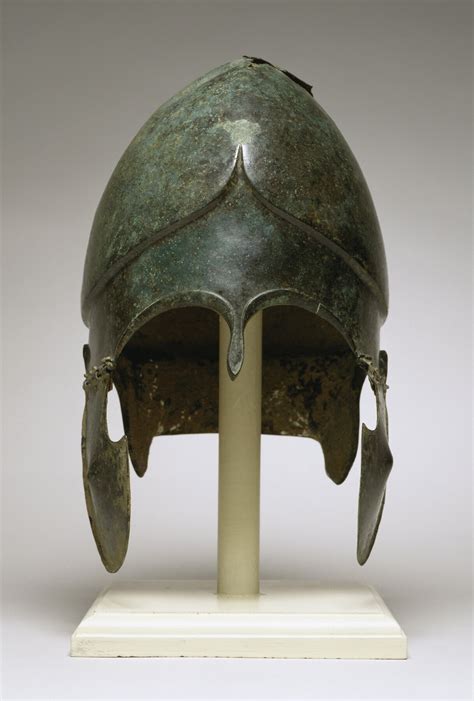 Corinthian helmet-the most popular helmet during the Archaic an…