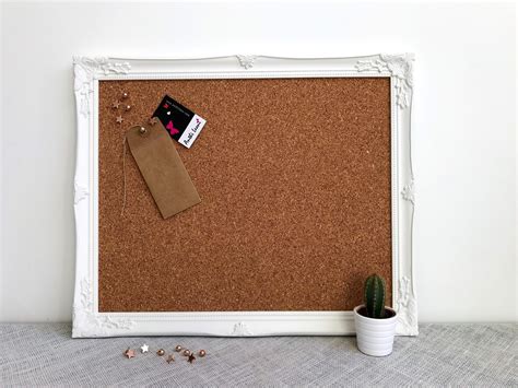 Cork Board Wood Frame - Etsy